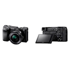 Immagine di Fotocamera digitale mirrorless 24,2 Nero 3 " SONY ILCE6400LB.CEC