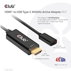 Immagine di HDMI 2.0 to USB-C 4K adapter m/f