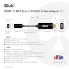 Immagine di HDMI 2.0 to USB-C 4K adapter m/f