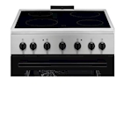 Immagine di Cucina con forno a gas e piano elettrico 57 litri 60 cm Grigio ELECTROLUX LKR620066X 943005698