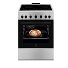 Immagine di Cucina con forno a gas e piano elettrico 57 litri 60 cm Grigio ELECTROLUX LKR620066X 943005698