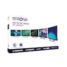 Immagine di Tv 24" hd (1280x720) STRONG 24 HD T2/S2/C2 220/12v SRT24HE4023C