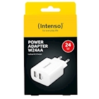 Immagine di Caricabatterie Bianco INTENSO POWER ADAPTER 2 x USB 24W 7802412