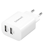 Immagine di Caricabatterie Bianco INTENSO POWER ADAPTER 2 x USB 24W 7802412