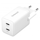 Immagine di Caricabatterie Bianco INTENSO POWER ADAPTER 2 USB-C GAN 40W 7804012