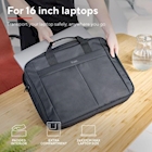 Immagine di Borsa a tracolla notebook da 14 a 15.6 nylon - poliestere nero TRUST PRIMO BORSA LAPTOP FINO A 16" -