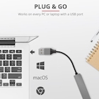 Immagine di Halyx aluminium 4-port mini USB hub