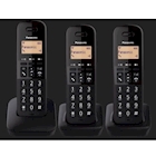 Immagine di Telefono cordless digitale PANASONIC CORDLESS KX-TGB613JTB TRIO KX-TGB613JTB