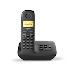 Immagine di Telefono cordless digitale GIGASET CORDLESS A270 A NERO - CON SEGRETERIA S30852H2832K101