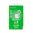 Immagine di Caricabatterie bianco CELLY TCUSBTURBO - 12W USB Wall Charger [TURBO] TCUSBTURBO