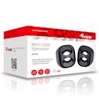 Immagine di Speaker USB 2.0 black red