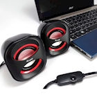 Immagine di Speaker USB 2.0 black white