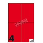 Immagine di Cf400 etichette rosse 105x148