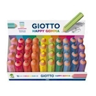 Immagine di Espositore gomme GIOTTO HAPPY colori assortiti