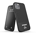 Immagine di Cover tpu + poliuretano nero SUPERDRY SUPERDRY - Apple iPhone 12 Pro/ iPhone 12 42585_