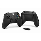 Immagine di Gamepad Nero MICROSOFT XBOX WIRELESS CONTROLLER + ADATTATORE WIRELESS PER 1VA-00002