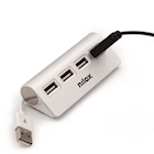 Immagine di Hub 4 porte USB 2.0 alluminio