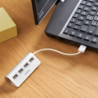 Immagine di Hub 4 porte USB 2.0 alluminio