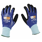 Immagine di Guanti ELICA SAFETY NITRO FULL COVER interamente spalmati nitrile antitaglio taglia 11 - paio