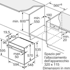 Immagine di Forno da incasso BOSCH HBA174BR0