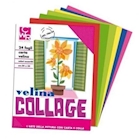 Immagine di Carta velina CWR COLLAGE cm 50x76 g21 risma da 24 fogli colore bianco