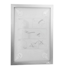 Immagine di Cornice adesiva DURABLE DURAFRAME A4 colore argento