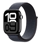 Immagine di Apple Watch Series 10 GPS + Cellular cassa 42 mm alluminio nero int. cinturino Sport Loop inchiostro