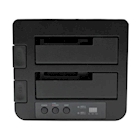 Immagine di Startech.com dual bay hard drive duplicator, standalone USB 3.0 (5 gbps) esata to 2.53.5 sata iii hd