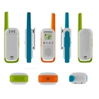 Immagine di Ricetrasmittente motorola walkie talkie t42 verde/arancione/petrolio 3pk 59t42triplepack