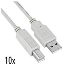 Immagine di 10x cavo USB 2.0 1.8mt m/m a/b