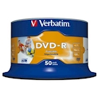 Immagine di Dvd-r VERBATIM Wide Printable 50 spindle 4.7Gb 16X