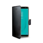 Immagine di Custodia similpelle nero CELLY WALLY - Samsung Galaxy J6 2018 WALLY758