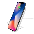 Immagine di Caricabatterie wireless/senza fili bianco USB-C CELLY WLFASTSTAND - 10W Wireless Fast Stand Charger