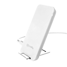 Immagine di Caricabatterie wireless/senza fili bianco USB-C CELLY WLFASTSTAND - 10W Wireless Fast Stand Charger