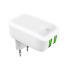 Immagine di Caricabatterie bianco CELLY TC2USBLED - 12W 2 USB Wall Charger with Night Li TC2USBLEDWH