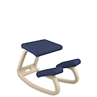 Immagine di Sedia VARIABLE struttura frassino rivestimento Blu