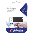 Immagine di Pen drive VERBATIM PINSTRIPE USB 2.0 8GB
