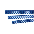 Immagine di Dorsi plastici a 21 anelli tondi mm 19 blu