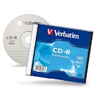 Immagine di CD-R scrivibili VERBATIM 700 mb 80 minuti 52x