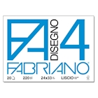 Immagine di Blocco FABRIANO F4 cm 24x33 liscio g220 ff 20