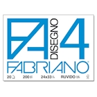 Immagine di Blocco FABRIANO F4 cm 24x33 ruvido g200 ff 20