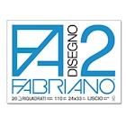 Immagine di Blocco FABRIANO F2 cm 24x33 liscio riq.g110 ff 20