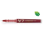 Immagine di Roller colore rosso PILOT HI-TECPOINT V7 ricaricabile Begreen punta fine mm 0,7