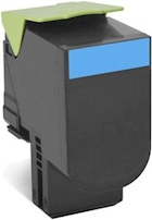 Immagine di Toner Laser return program LEXMARK 80C2HCO ciano 3000 copie