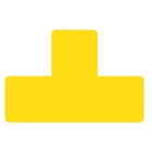 Immagine di Segnaletica di sicurezza orizzontale" T" giallo