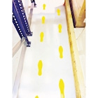 Immagine di Segnaletica sicurezza" impronta piede" giallo