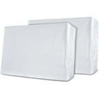 Immagine di Fogli asciugamano carta a secco goffrata ROIAL POMERCART cm 30X40 bianco