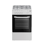 Immagine di Cucina con forno a gas e piano elettrico 55 litri 50 cm Bianco BEKO 9152121017