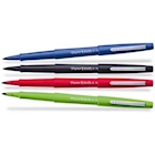 Immagine di Pennarello PAPERMATE FLAIR punta fine 4 colori assortiti nero, rosso, blu e verde