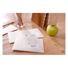 Immagine di Etichette in carta riciclata bianca per buste e pacchi 63,5x38,1mm Avery 100 ff